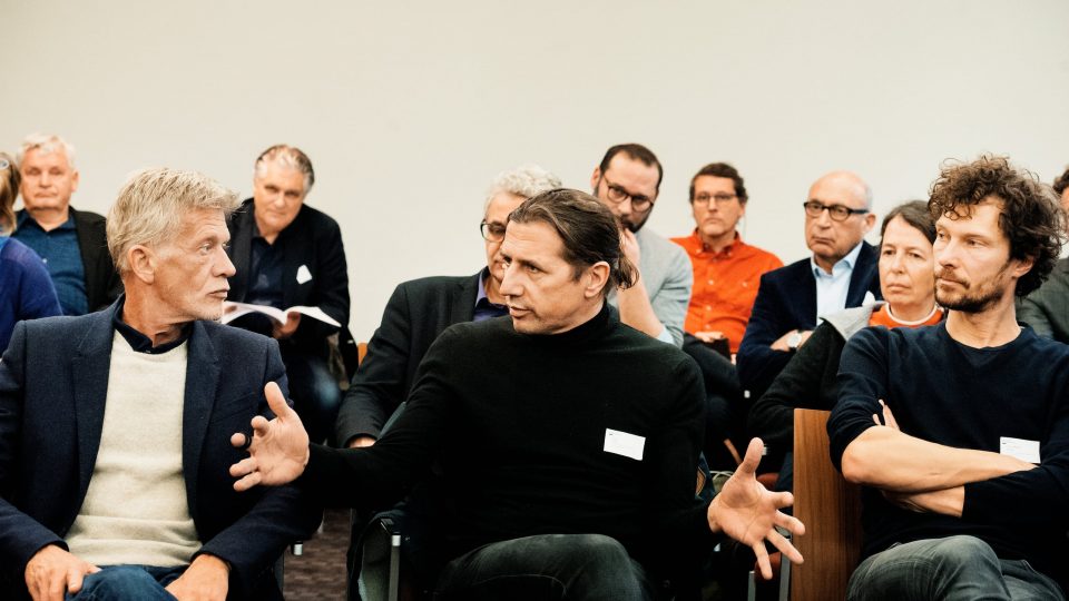 Uwe Dierks, Klaus Stern und Frank Marten Pfeiffer / © Florian Liedel · Deutsche Filmakademie